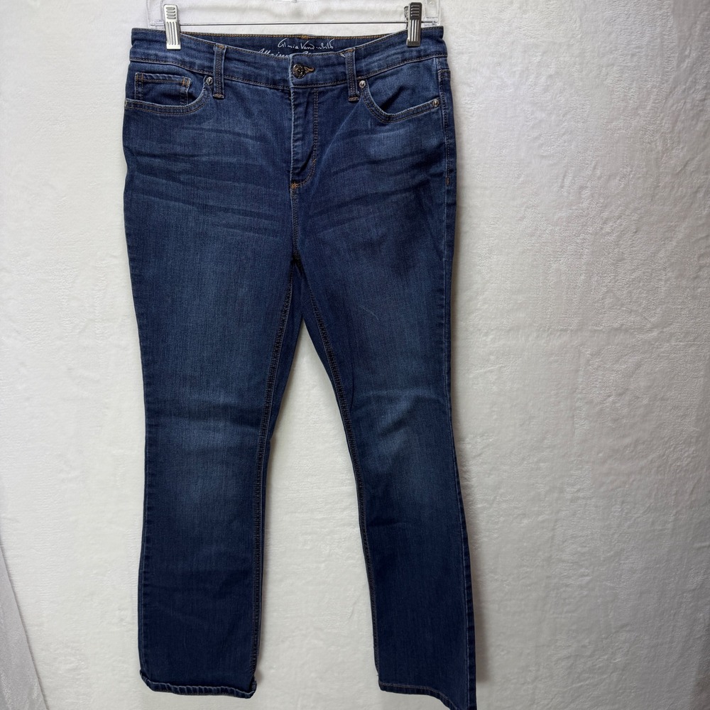 Gloria Vanderbilt Kick Boot Jeans Womens 6P Blue Denim Medium Wash 6 Petite